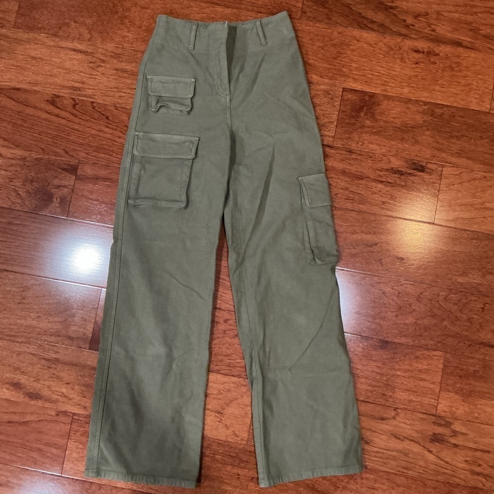 Wilfred Free Green Utility Cargo Pants Size 00